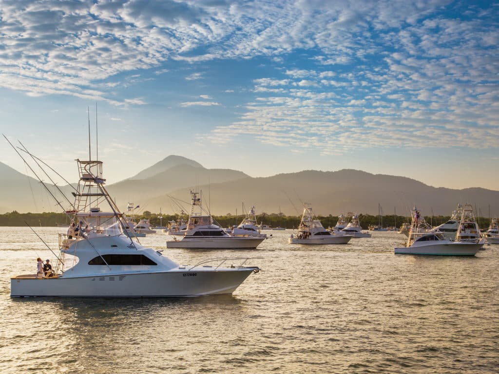 50th anniversary black marlin tournament boats line up