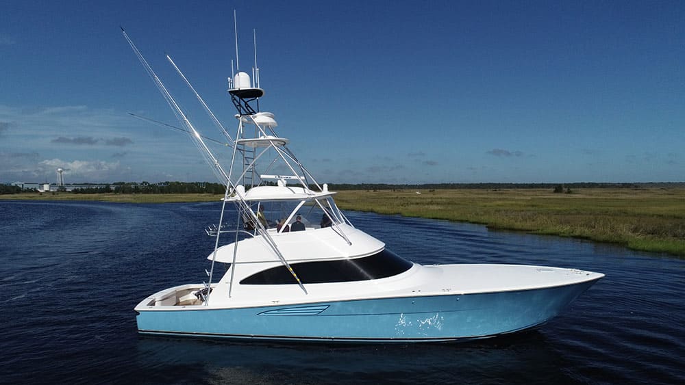 viking yacht company 58 convertible sport fishing boat