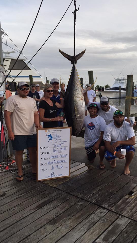2016 Cajun Canyons Reel Addiction Top Tuna Laurie McVay Jones Rocky Jones