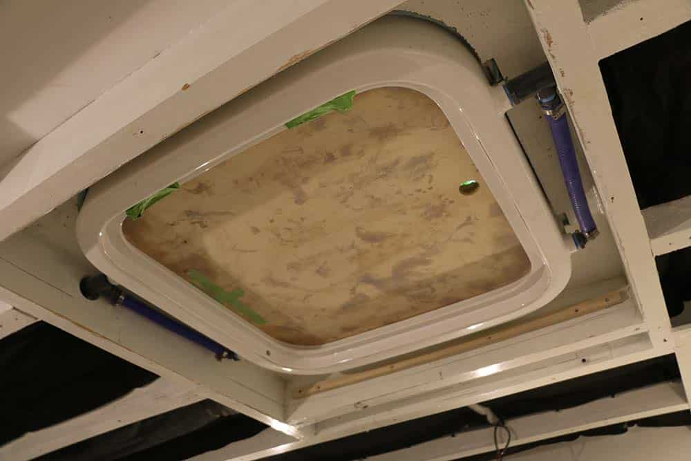 yacht panel under construction