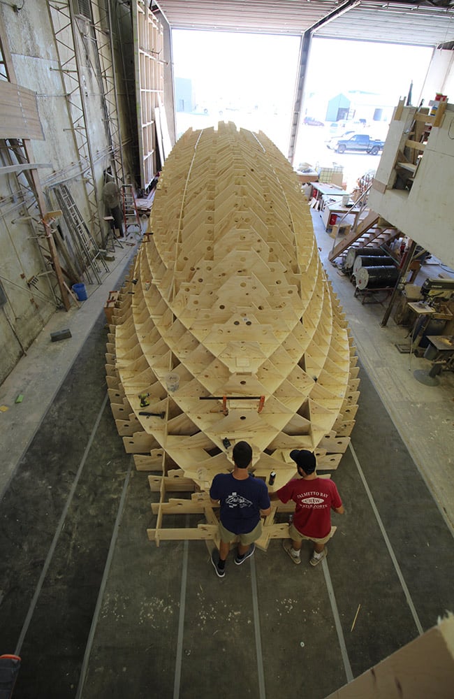 Bayliss Boatworks GameBoat 60 Boat Build Gallery