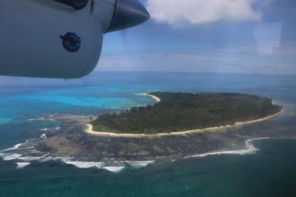 Denis Island aerial