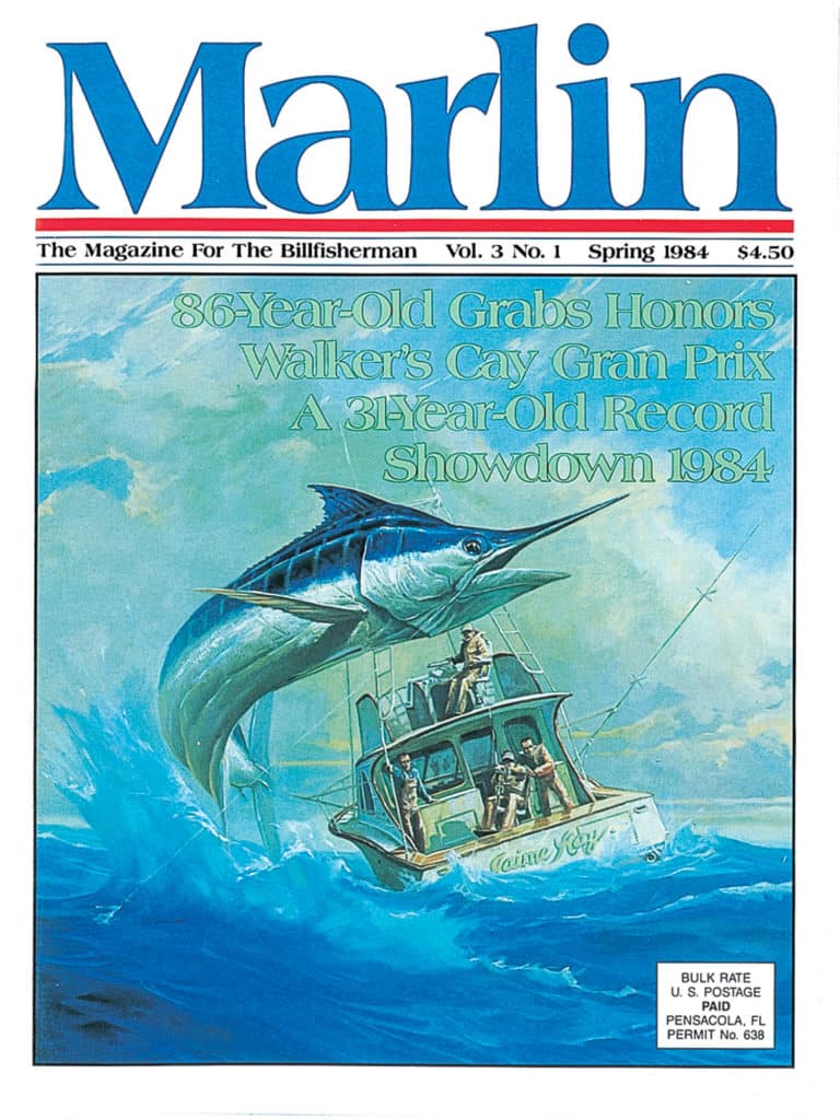 1984 cover of Marlin Magazine
