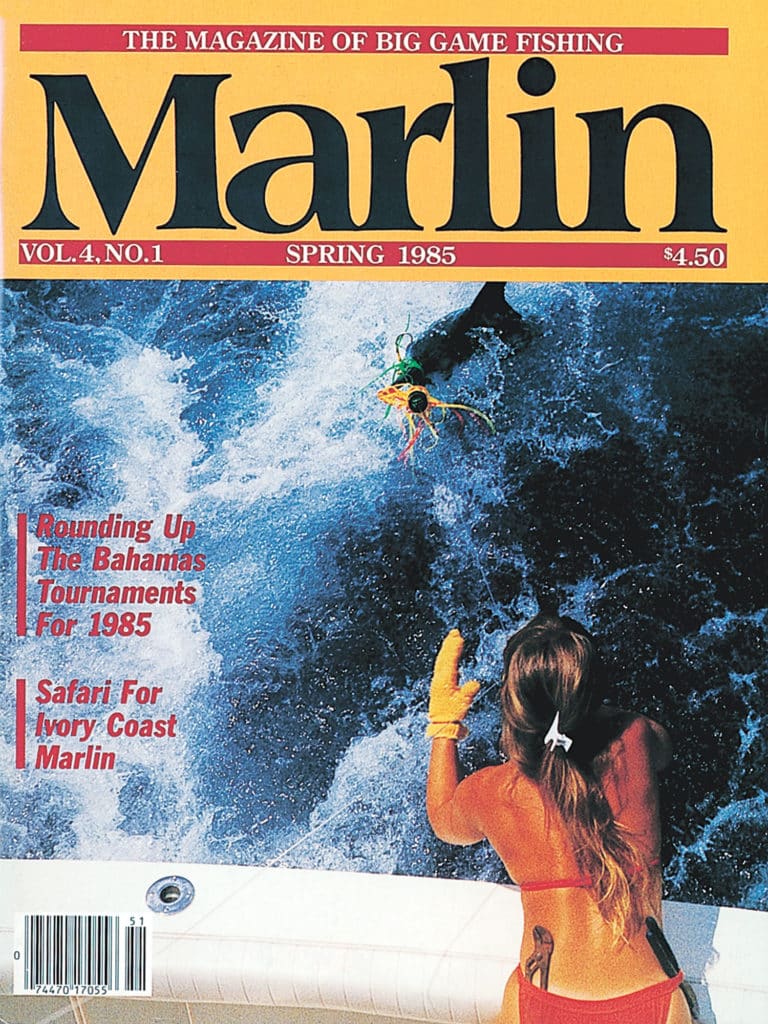 1985 cover of Marlin Magazine
