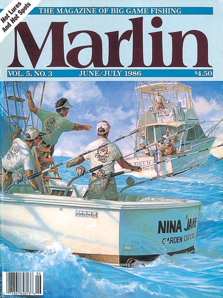 1986 cover of Marlin Magazine