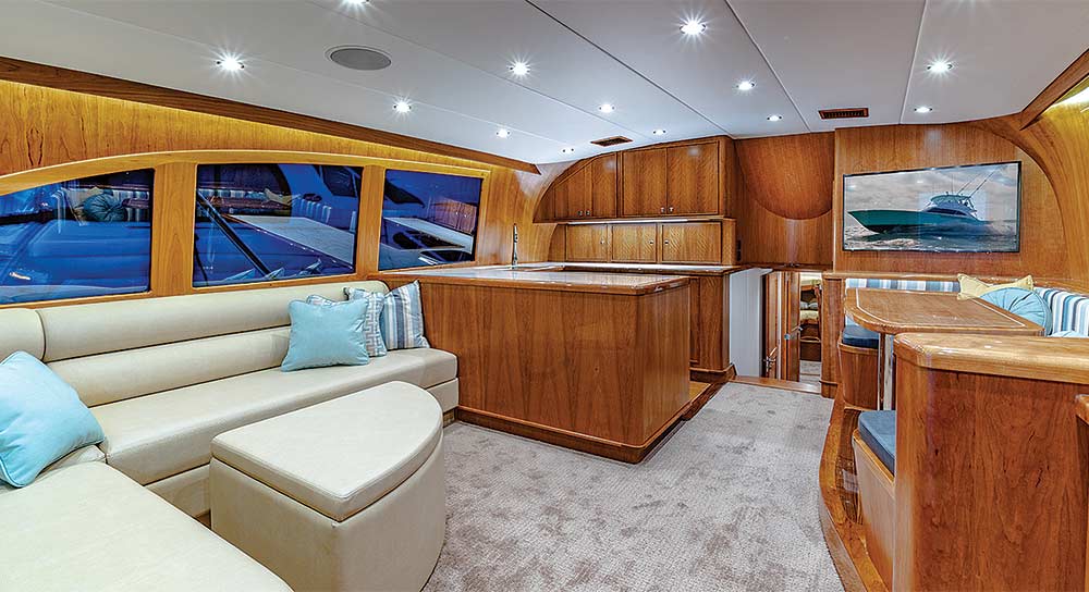 shearline boatworks interior salon