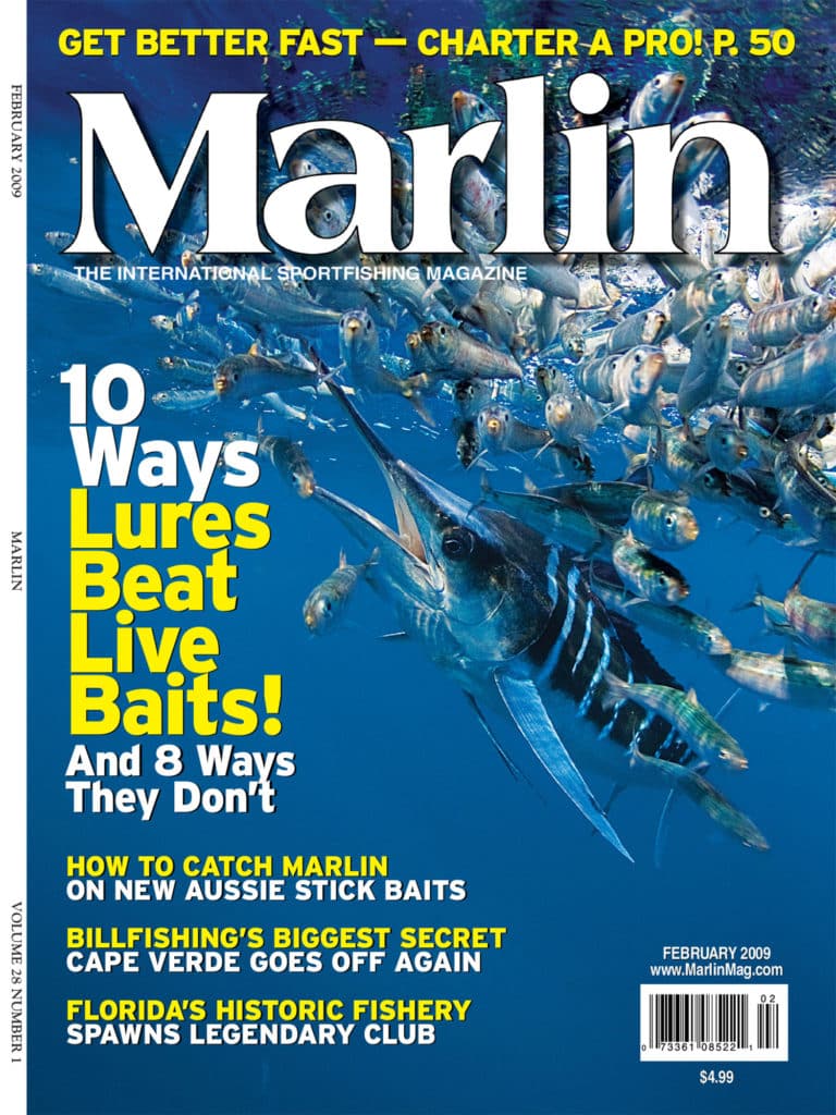 2009 cover of Marlin Magazine