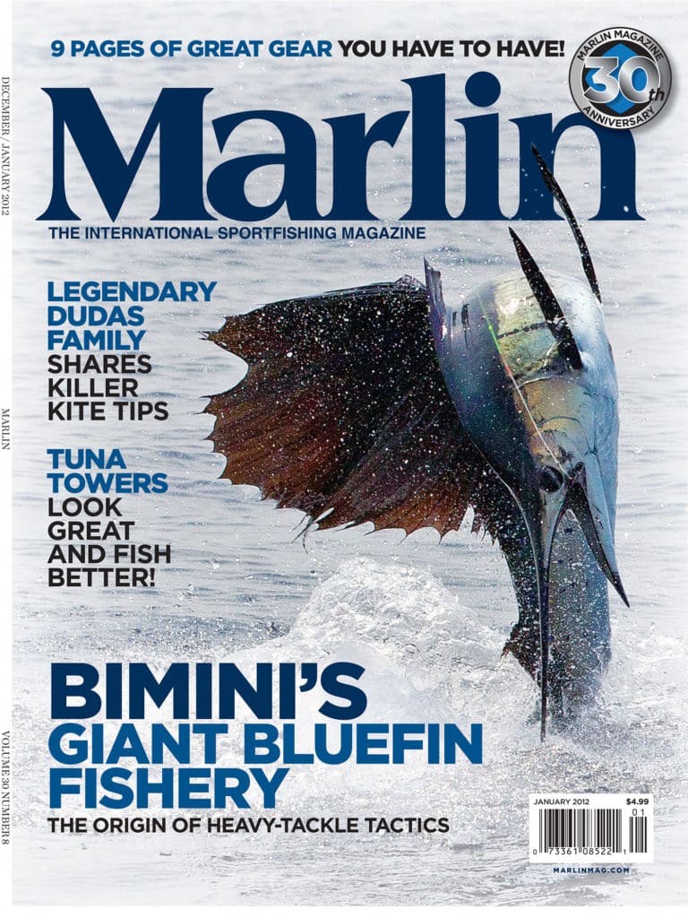 2012 cover of Marlin Magazine