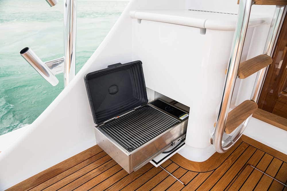 caison yachts 60 cold motion yacht deck grill