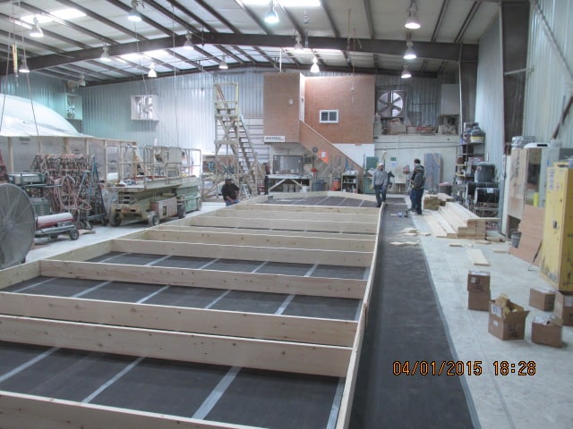 Work continues on the base