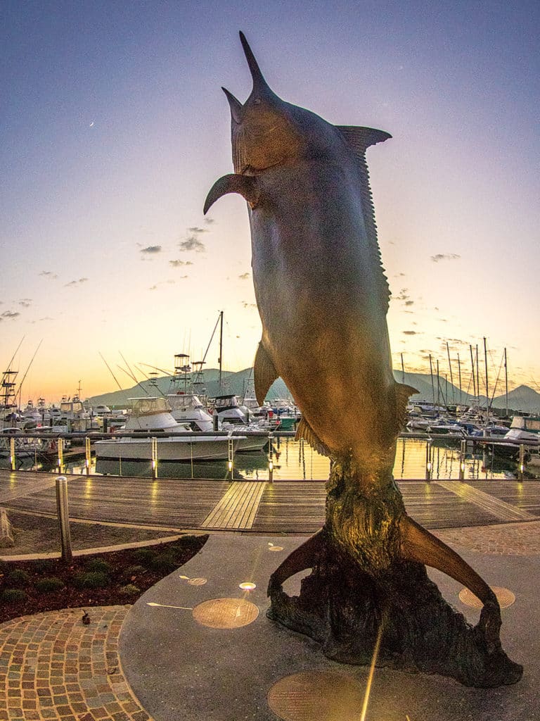 cairns black marlin monument australia