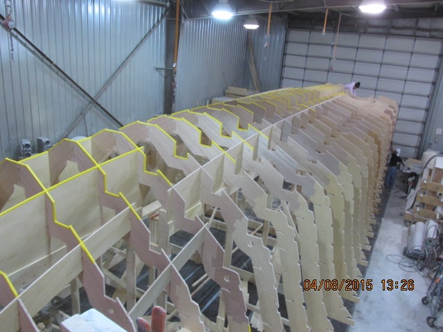 The jig begins to take shape