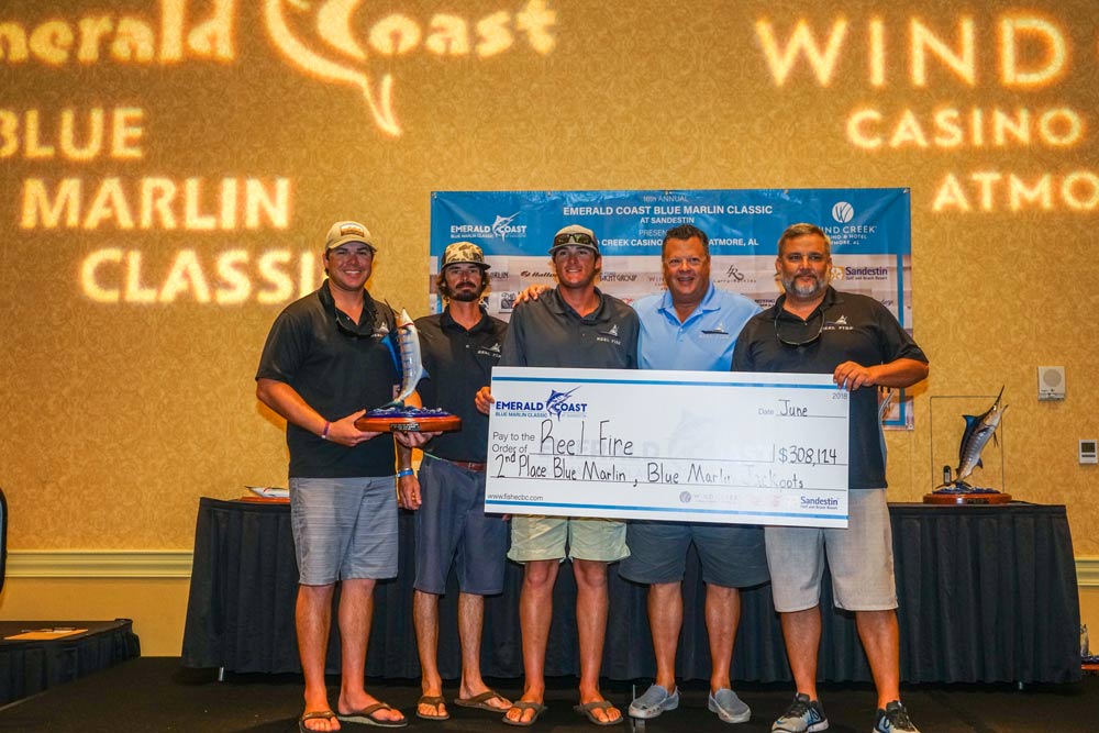 team reel fire at the 2018 emerald coast blue marlin classic
