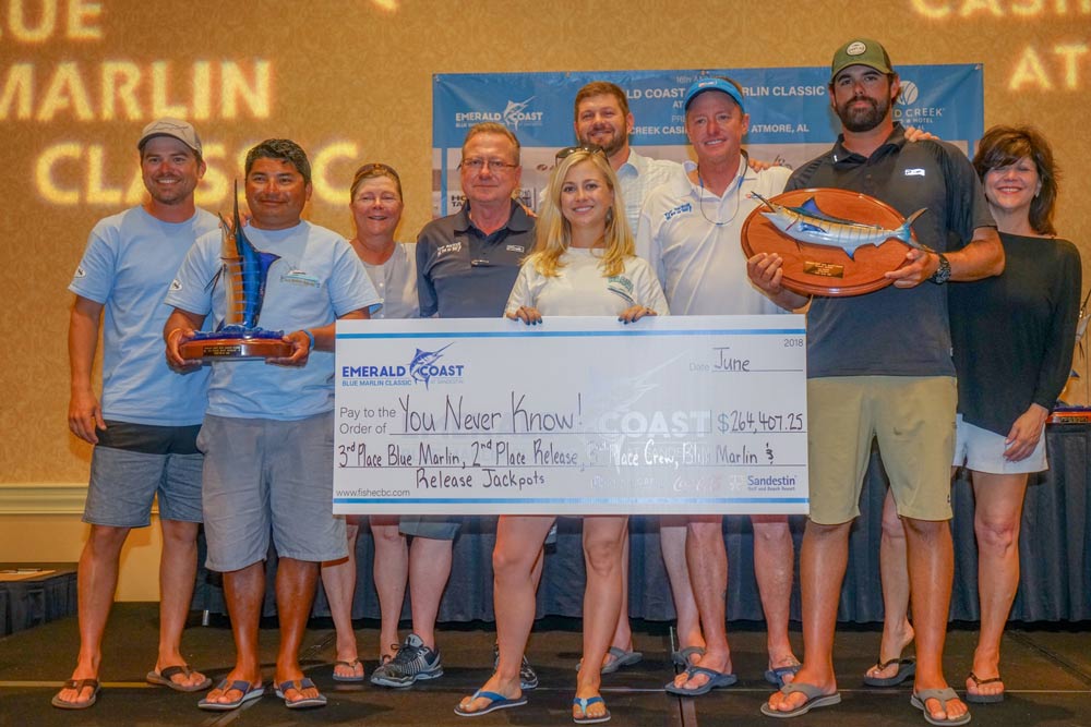 team you never know at the 2018 emerald coast blue marlin classic