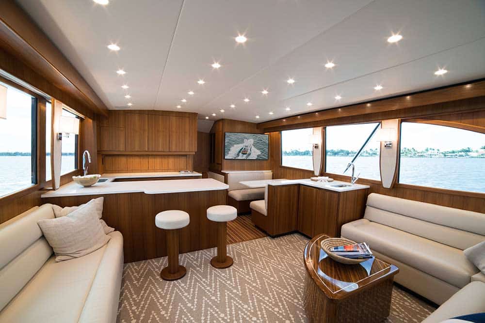 caison yachts 60 cold motion yacht interior salon