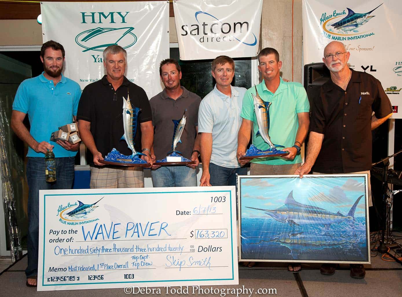Wave Paver Winner of the 2013 Abaco Beach Blue Marlin Invitational Marlin