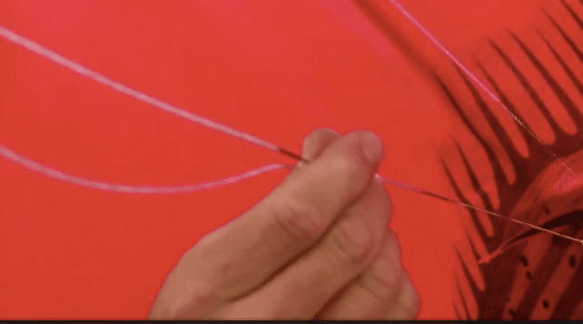 adjusting fishing kite bridle