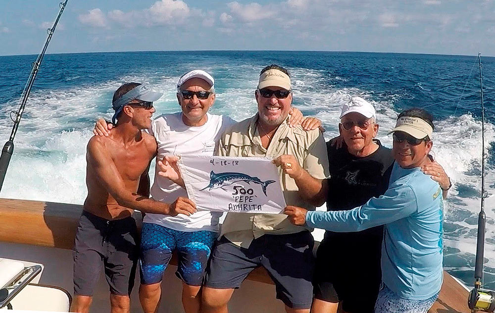jose anton releases his 500th blue marlin