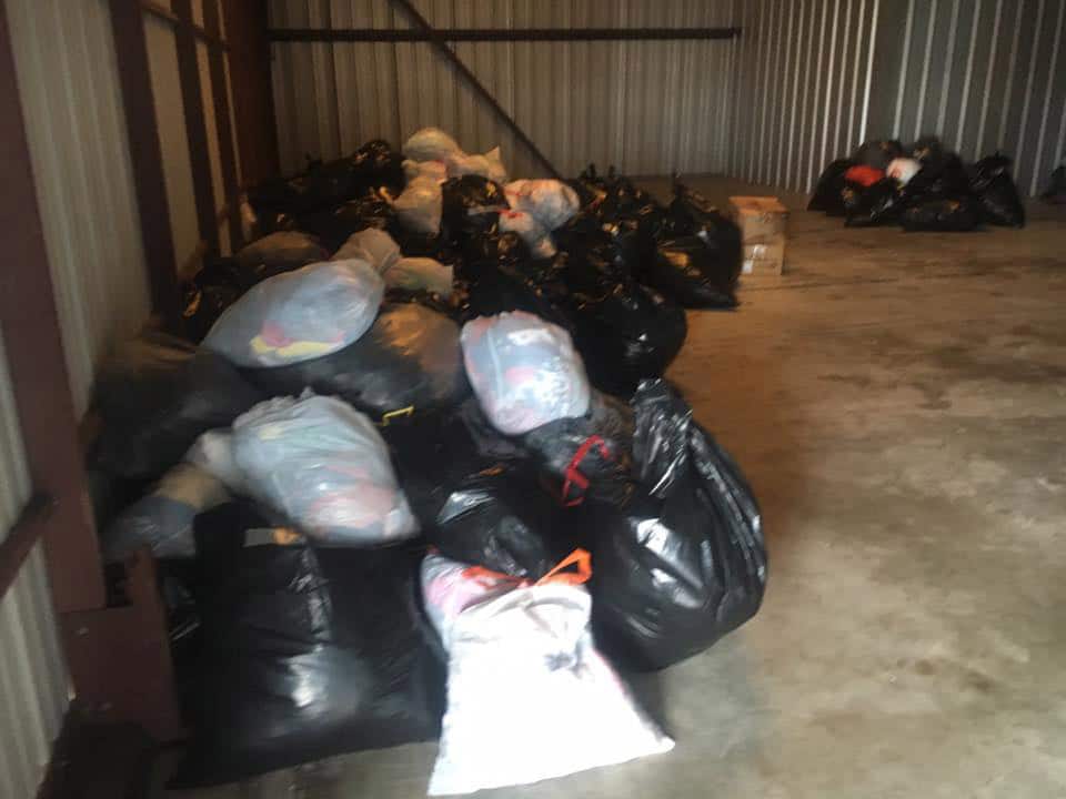 clothes for Hurricane Matthew relief