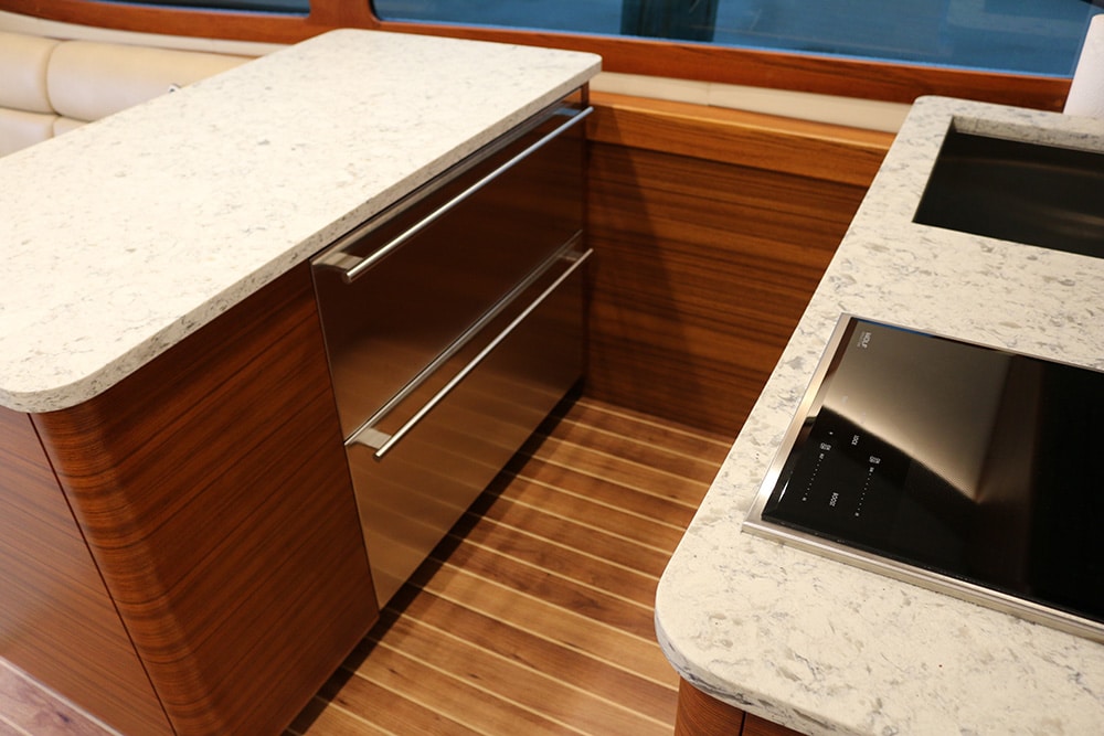 Bayliss 60 Gameboat interior design