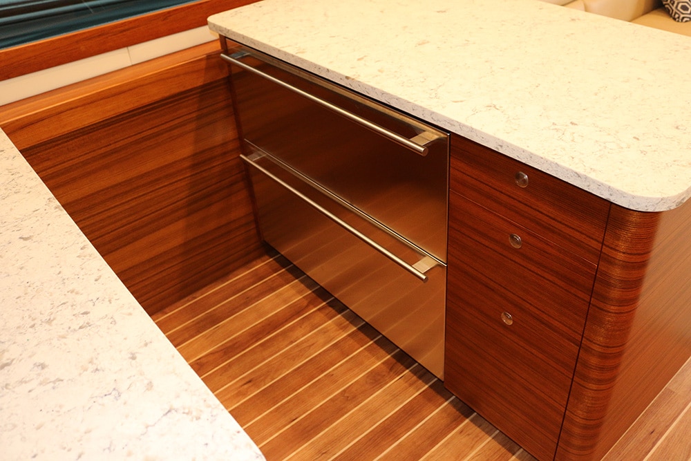 Bayliss 60 Gameboat interior