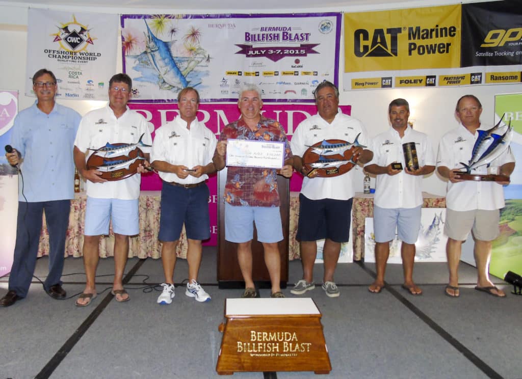 Team Irish Ayes had both the luck and the skill catching four blue marlin and a white to win the Bermuda Billfish Blast