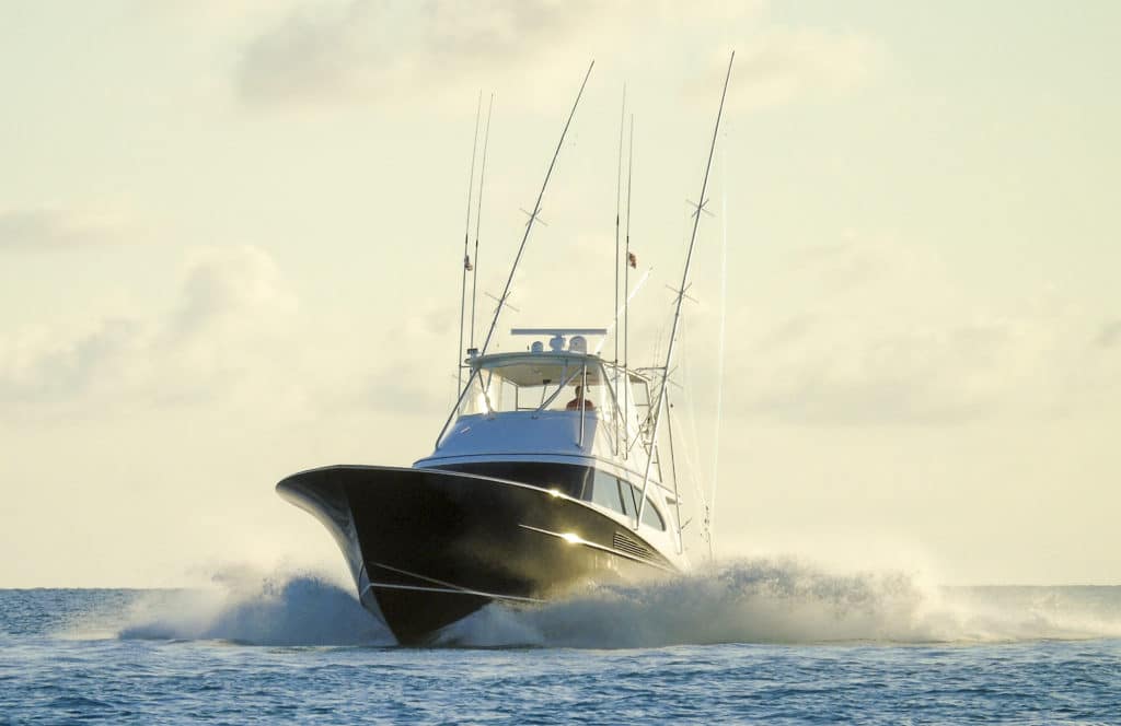 2016 Bermuda Big Game Classic boat running offshore