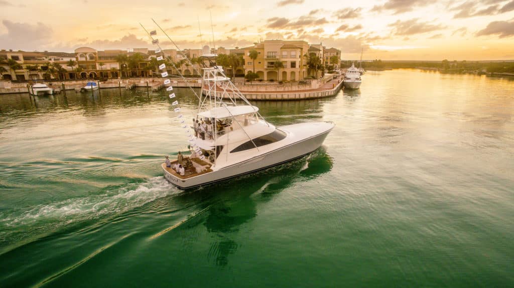 marina cap cana dominican republic blue bird marlin flags