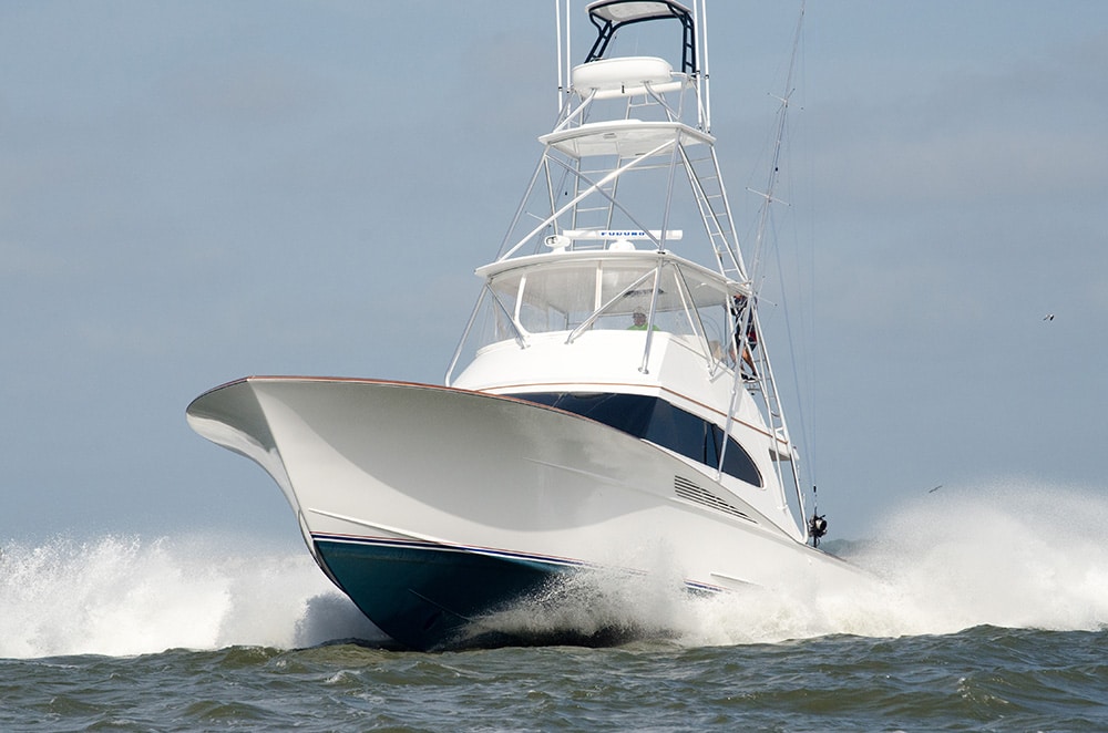 Blue Sky sport-fishing boat