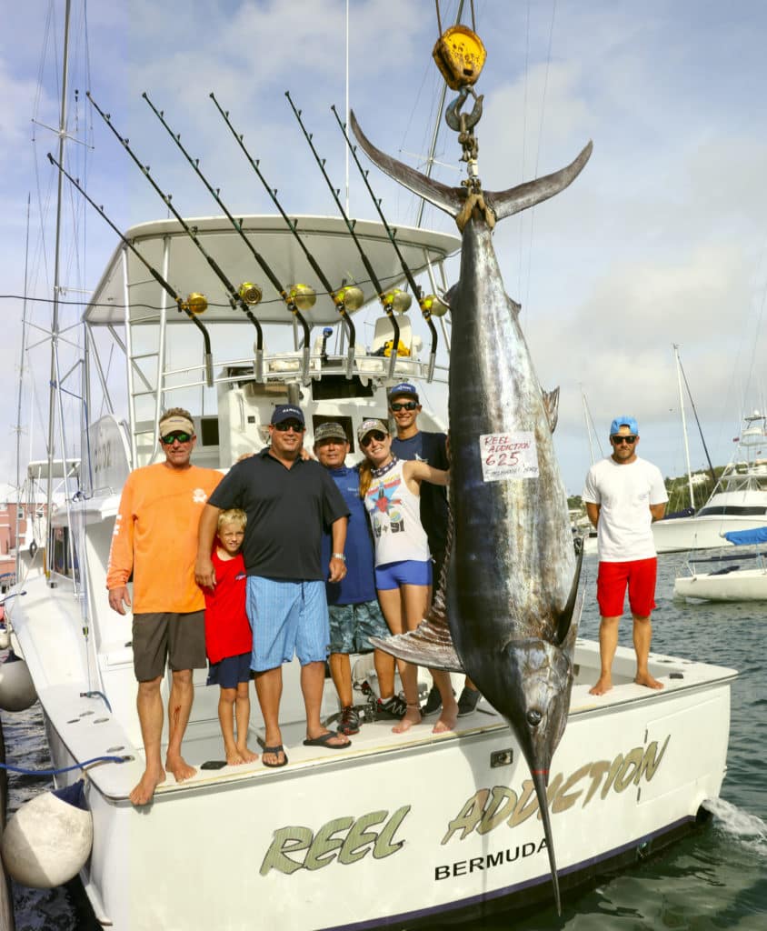 2016 Bermuda Billfish Blast Reel Addiction first place blue marlin