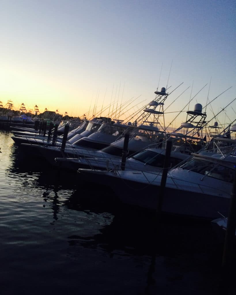 dock at White Marlin Open