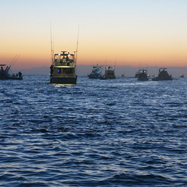 sunrise during Black & Blue Tournament