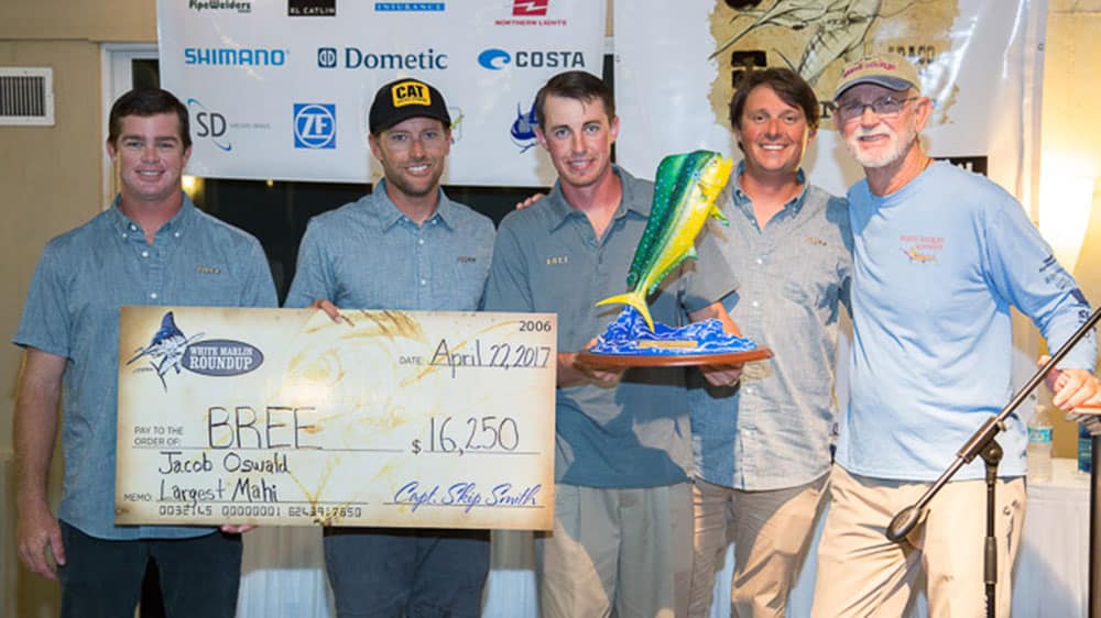2017 White Marlin Roundup bree largest mahimahi