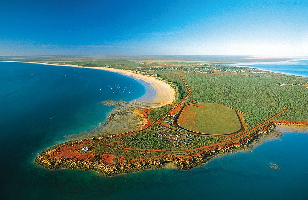 broome australia from the air