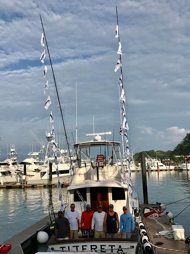 tijereta blue marlin release flags