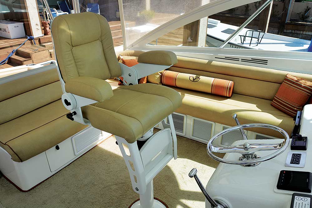 cabo yachts 45 helm deck chair