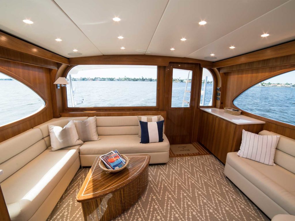caison yachts cold motion interior salon