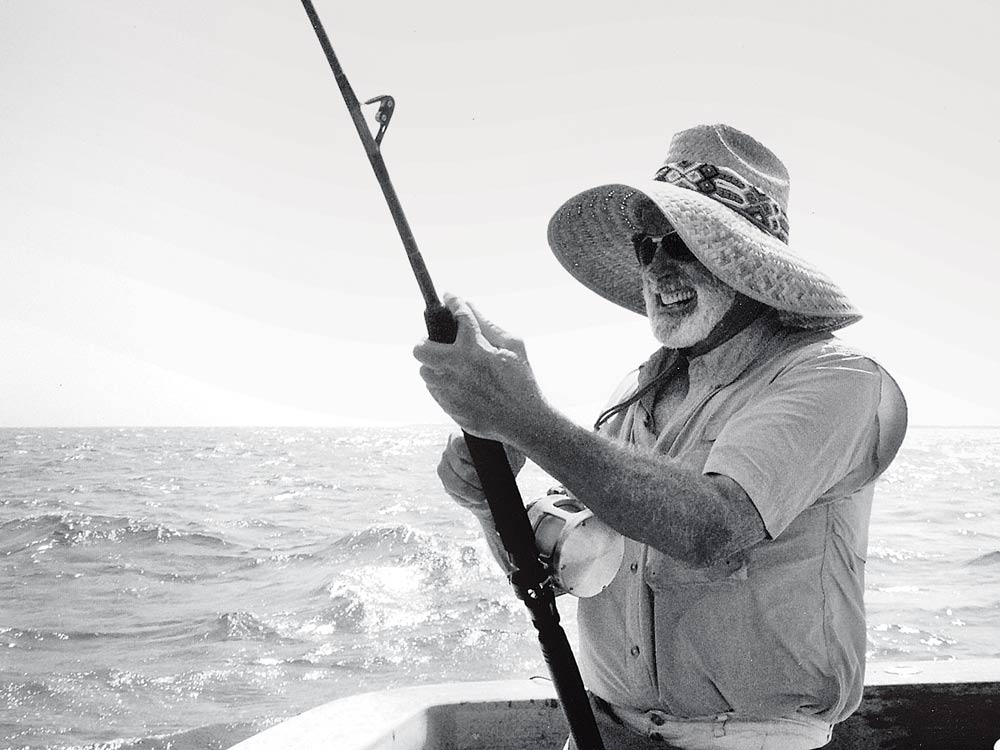 black and white image of stewart cambell
