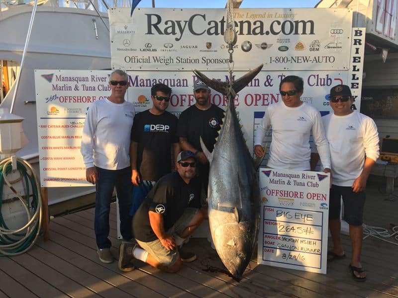 2016 Manasquan River Marlin and Tuna Club Canyon Runner bigeye tuna