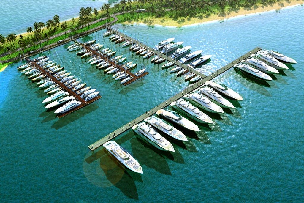 Caroline Bay Marina artist rendering