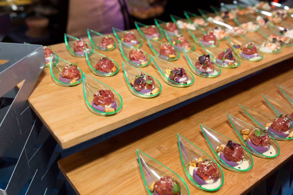 ceviche tasting
