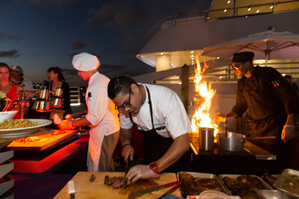 chef in action
