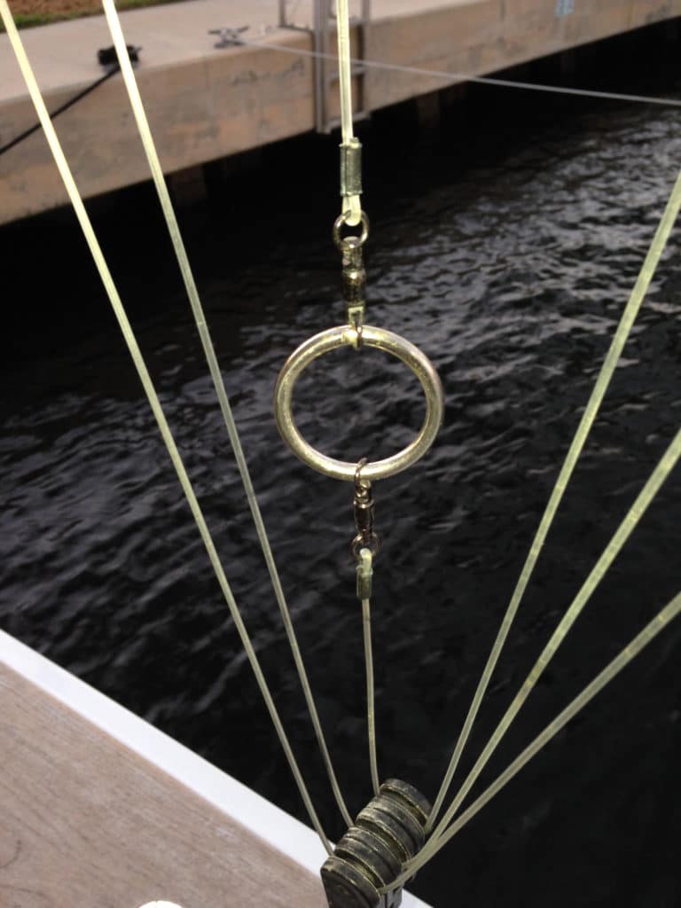 cleaner rings on fishing boat