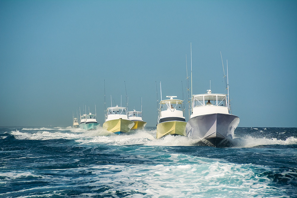 Oregon Inlet Fleet Leaving For Marlin Fishing