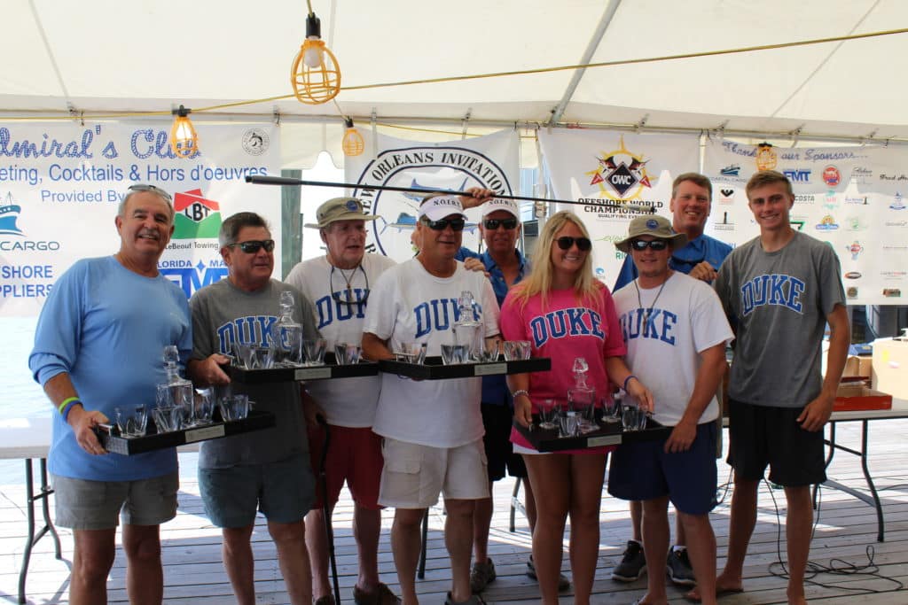 2016 New Orleans Invitational Billfish Tournament Duke third place