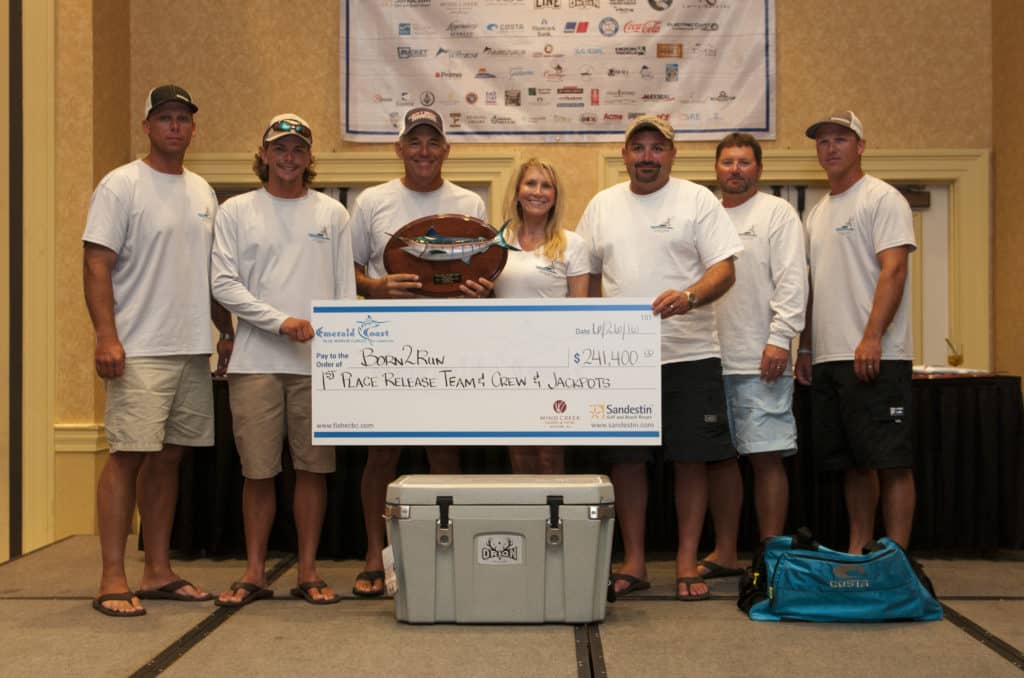 2016 Emerald Coast Blue Marlin Classic Born2Run top release team