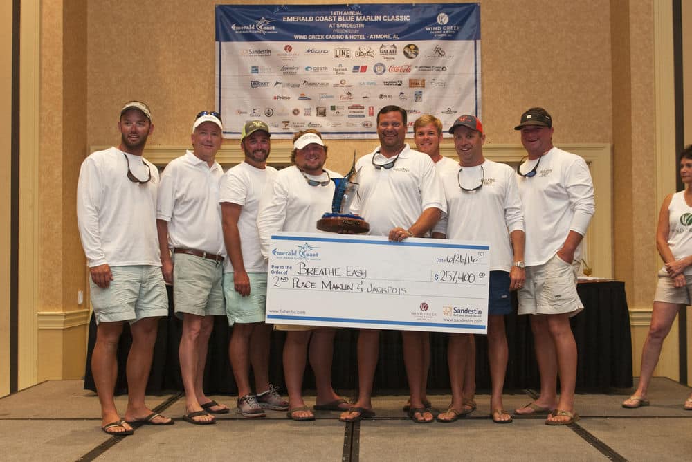 2016 Gulf Coast Triple Crown winners Breathe Easy first place team