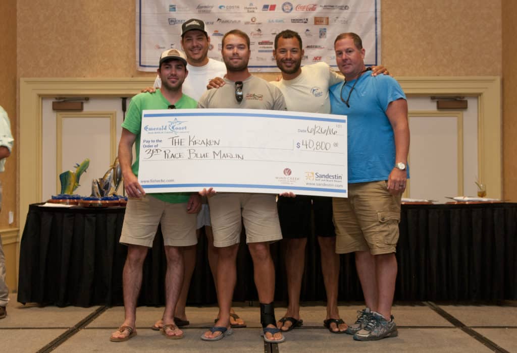 2016 Emerald Coast Blue Marlin Classic The Kraken third place