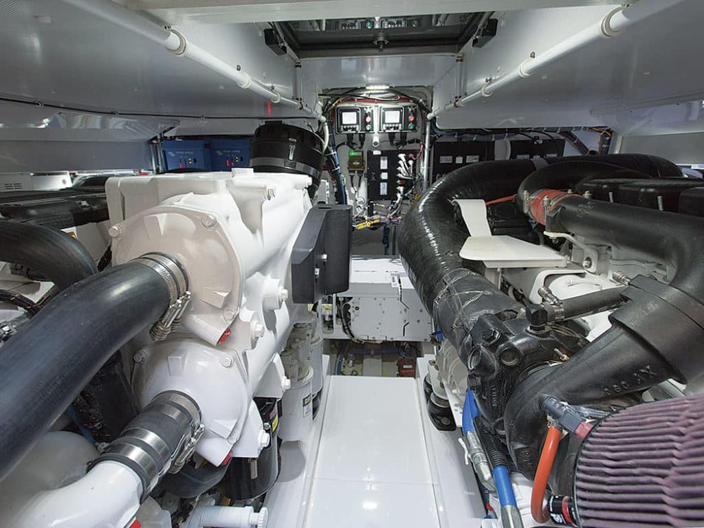 Jarrett Bay 46 Grander Engine Room