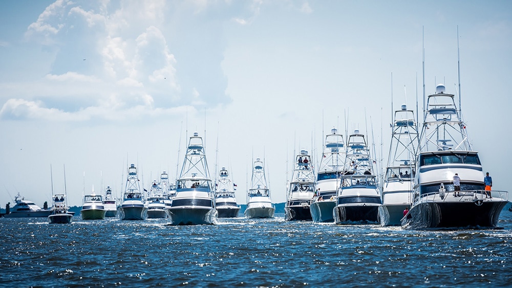 sport-fishing boats in Gulf of Mexico